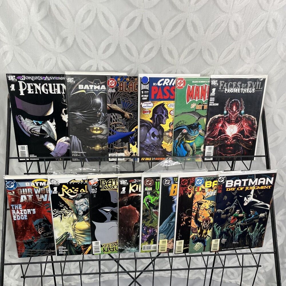 14 Batman One Shot Underworld Day Of Judgement‎ Faces Evil Jokers Asylum Manbat